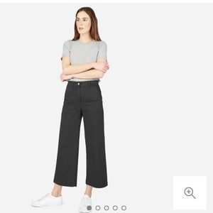 Everlane wide leg crop pant